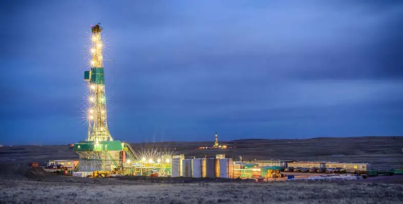 Picture of a drilling rig