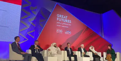 Panel session at a conference