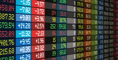 Stock market concept