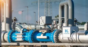 Picture of a hydrogen pipeline