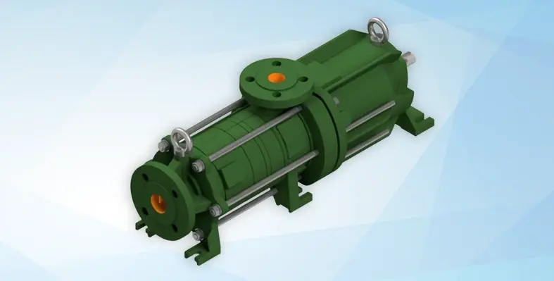 The new pump is designed to meet the demanding requirements of the oil and gas industry, among others. (Image source: Michael Smith Engineers) Picture of a pump