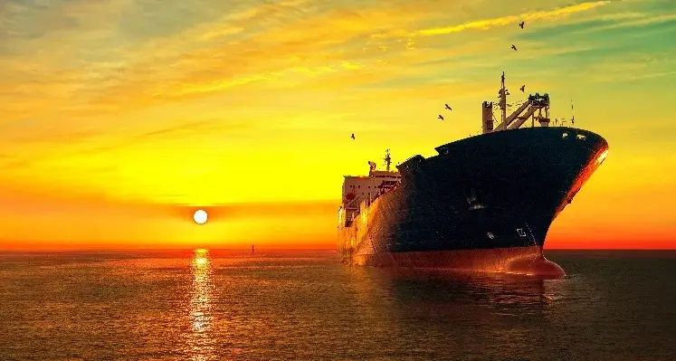 Shipping is seen as one of the most promising opportunities for low-carbon ammonia and methanol. (Image source: Adobe Stock) tanker_at_sunset