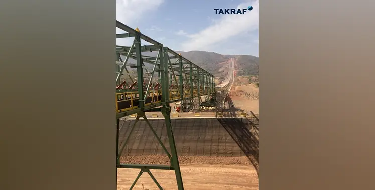 TAKRAF Group Simandou conveyor system assembly 20