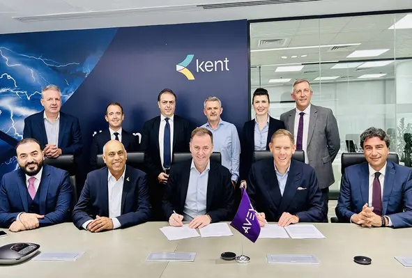 The signing ceremony. (Image source: AVEVA)
