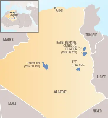 Carte Algerie FR
