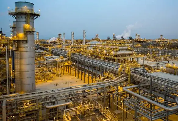 Picture of a gas plant