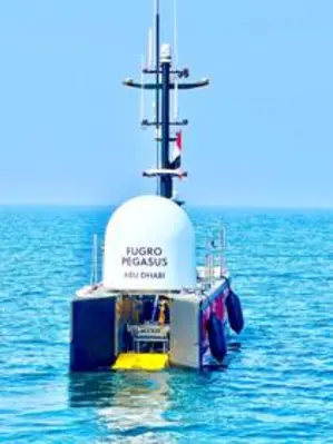 The Fugro Pegasus USV. (Image source: Fugro) Fugro IMG 20221101 WA0038