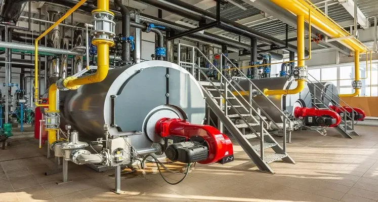 Picture of pipes in a factory