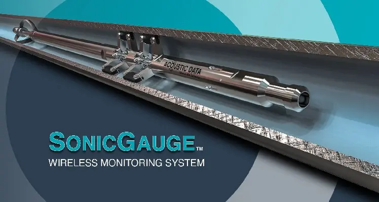The SonicGauge technology will be deployed across a number of assets to provide real-time data acquisition. (image source: Acoustic Data) Picture of a gauge