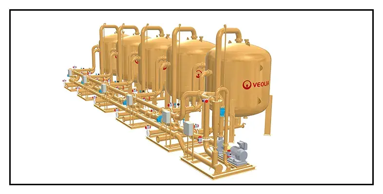 The filtration system provides 98% solids removal efficiency. (Image source: Veolia Water Technologies) Torojet_filtration-system