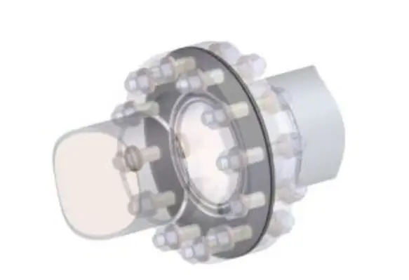 Transparent Flange