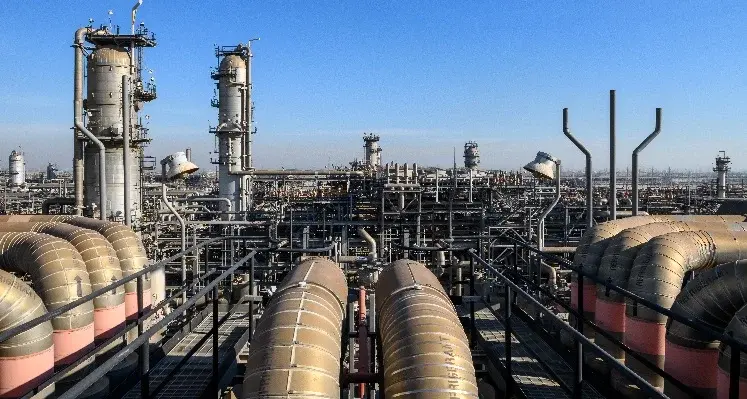 Picture of a gas plant