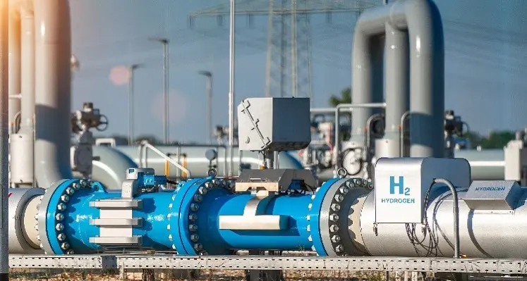 Picture of a hydrogen pipeline